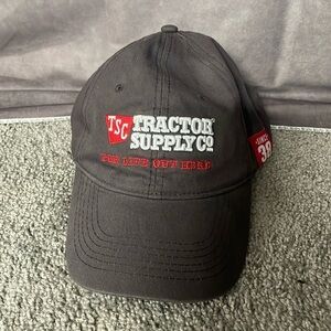 Tractor Supply Co For Life Out Here Dark Gray Baseball  Cap